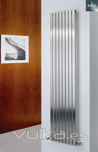 Toallero Zeta Decorativo inox Kremlin de Cicsa en www.tiendapymarc.com y www.calefaccionpymarc.com