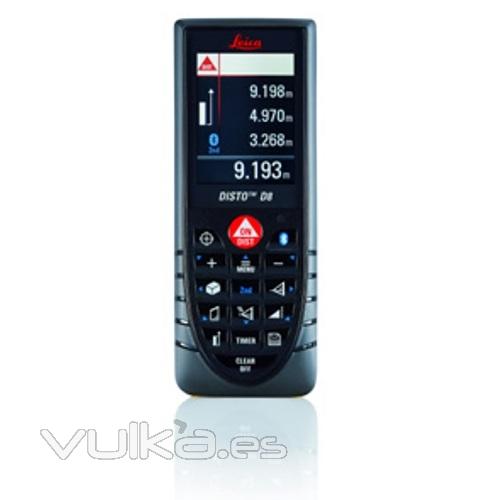 Distanciómetro láser Leica modelo Disto D8 en www.tiendapymarc.com