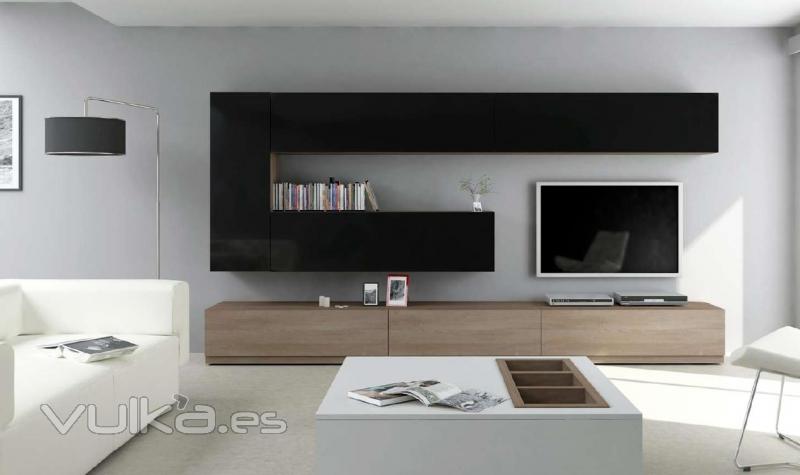 Mueble de saln lacado