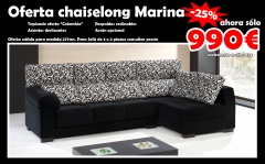 Oferta sofa chaiselong marina
