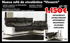 Oferta sofa chaiselong viscocris