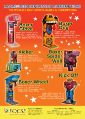 Maquinas recreativas, deportivas, recreativos, redemption, boleras, infantiles, maquinas de boxeo