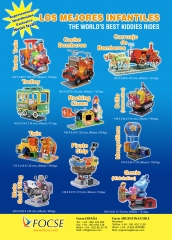 Maquinas recreativas, deportivas, recreativos, redemption, boleras, infantiles, kiddies rides