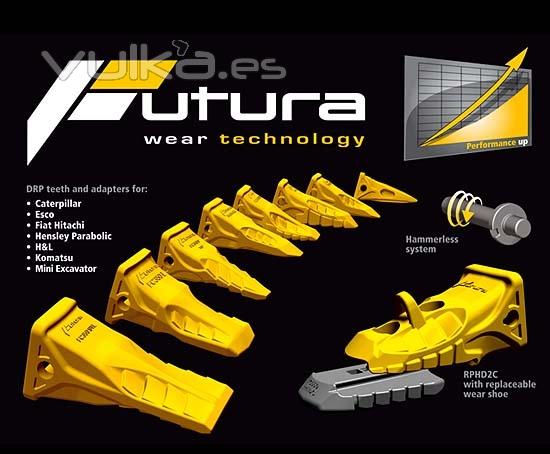 dientes adaptables para caterpillar, esco, fiat hitachi, hensley, komatsy