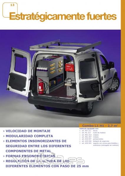 EQUIPAMIENTO FURGONETAS INANSUR