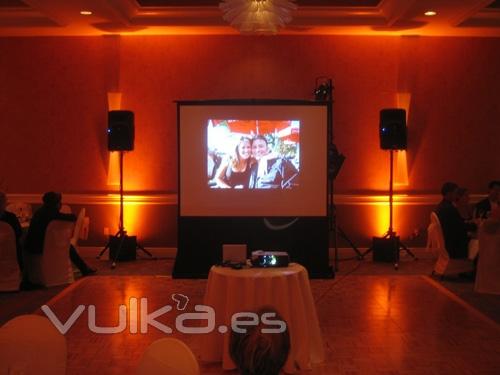 Soporte audiovisual para sus eventos