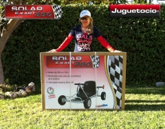 E-kart solar ® 350w juguetocio el e-kart motor electrico tambien carga energia a traves de panel so
