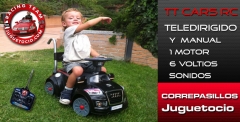 Coches teledirigidos para ninos, suba a su hijo a un rc y controle su paseo, si su hijo es muy peque