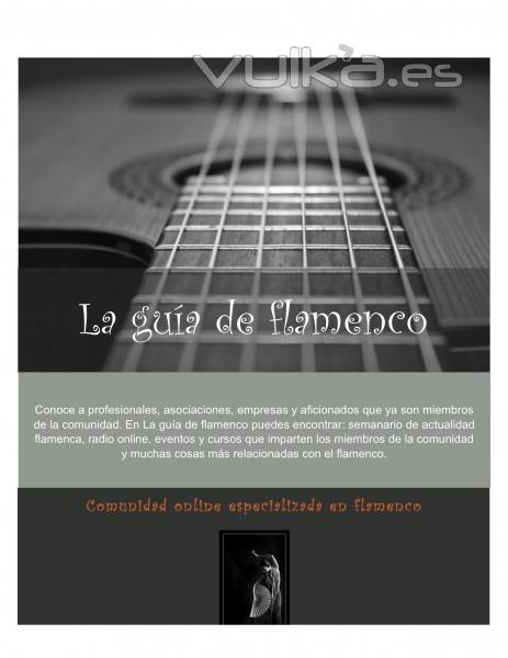 flyer La guia de flamenco