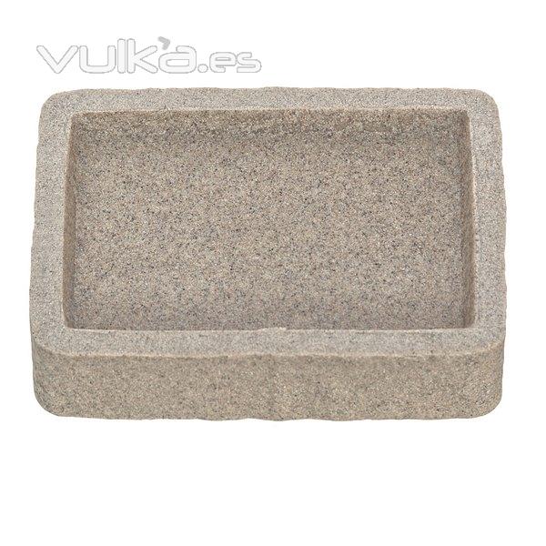 Accesorios bao. Jabonera bao sand rectangular beige en lallimona.com (1)