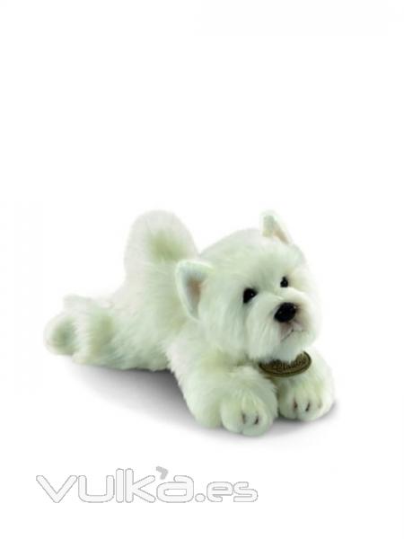 PELUCHE PERRO WEST HIGLANDER TERRIER BLANCO OASISDECOR.COM