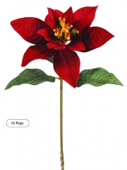Ponsetias artificiales poinsettia artificial de terciopelo mediana oasisdecorcom