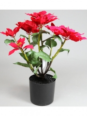 Ponsetias artificiales planta flor de pascua artificial en maceta oasisdecorcom