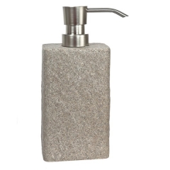 Accesorios bano dosificador bano sand rectangular beige en lallimonacom