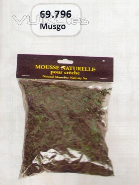 Musgo para belen. Bolsa pequeña musgo natural seco oasisdecor.com