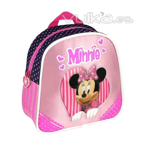 Mochila pequea Minnie / Disney. Producto licenciado. Pack de 24 unidades. Ref. BORNLI15
