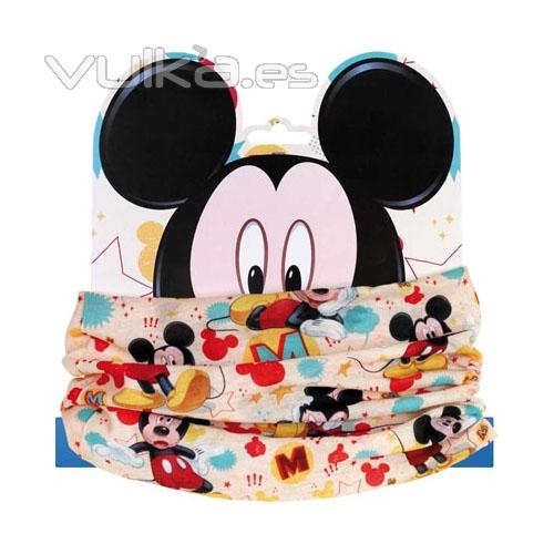 Pauelo tipo braga Mickey / Disney. Producto licenciado. Pack de 24 unidades. Ref. BORNLI18