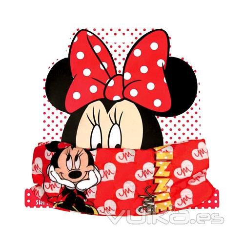 Pañuelo tipo braga Minnie / Disney. Producto licenciado. Pack de 24 unidades. Ref. BORNÑLI16