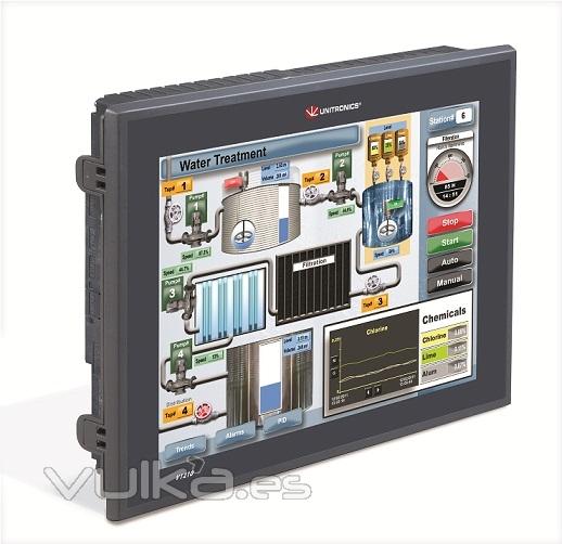 Unitronics presenta el PLC Vision1210 con una pantalla de 12.1 