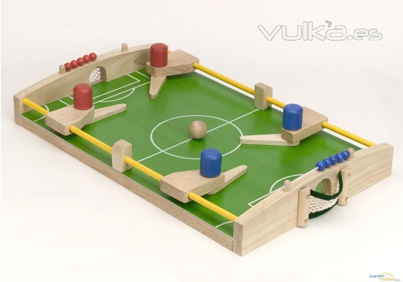 Futboln infantil para nios y nias. Juegos educativos y didcticos de madera