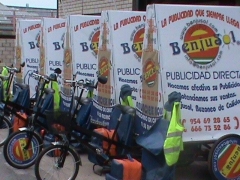 Triciclos publicitarios en sevilla benjusol