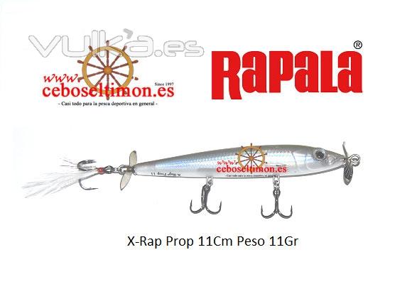 www.ceboseltimon.es - Seuelo Rapala X-Rap Prop  Helices 11Cm 