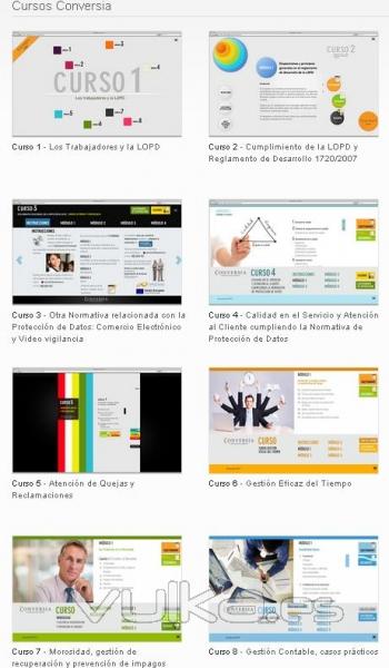 Cursos Conversia para la adaptacin de la LOPD y LSSI-CE.