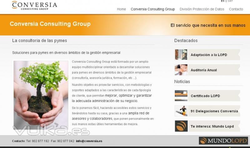 Conversia Consulting Group, una consultora para pymes con soluciones efectivas para las empresas. 