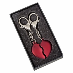 Gifts. llavero doble corazn partido rojo en lallimona.com (2)