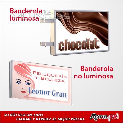 Banderola con o sin luminacin: la mejor manera de conseguir que si negocio de vea por todos.