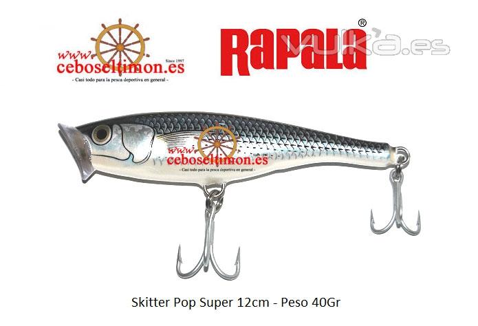 www.ceboseltimon.es - Señuelo Rapala Skitter Pop Super 40Gr 12Cm