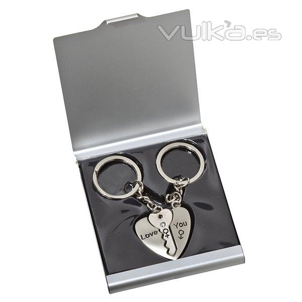 Gifts. Llavero doble corazón con llave en lallimona.com (2)