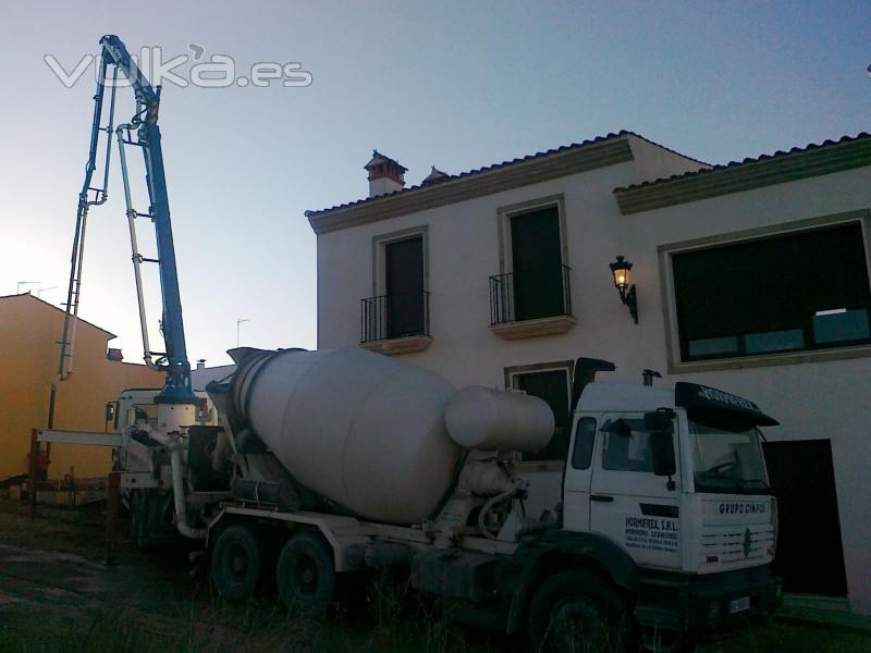 HORMIFREX, BOMBEO DE HORMIGON FREGENAL DE LA SIERRA