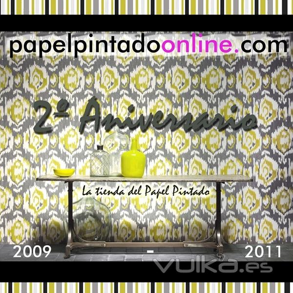 Papel Pintado Online 2 Aniversario - la mayor tienda online de papeles pintados y fotomurales