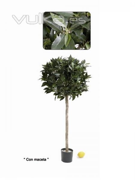 Laurel artificial de calidad. Arbol topiary laurel artificial oasisdecor.com