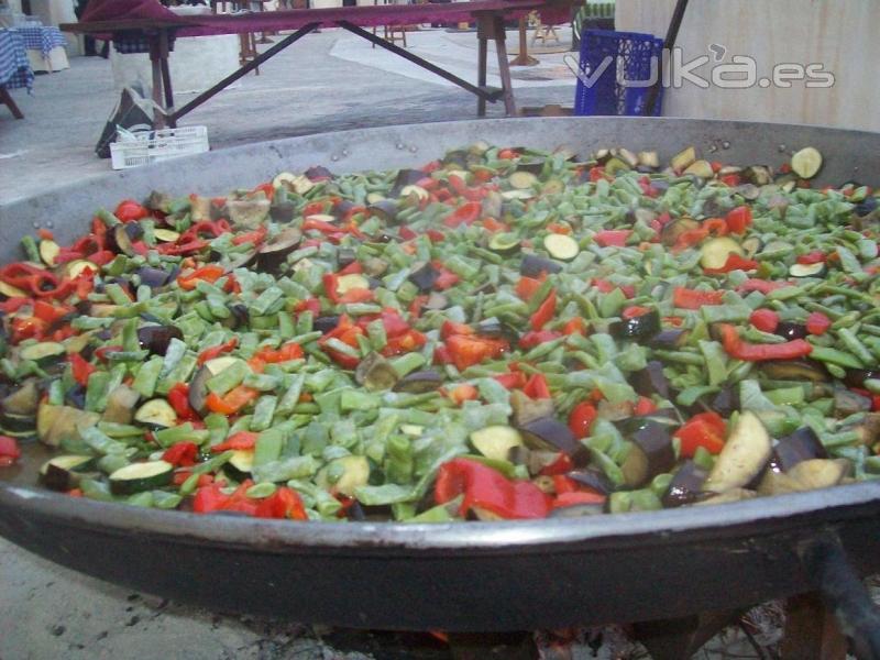 paella de verduras 