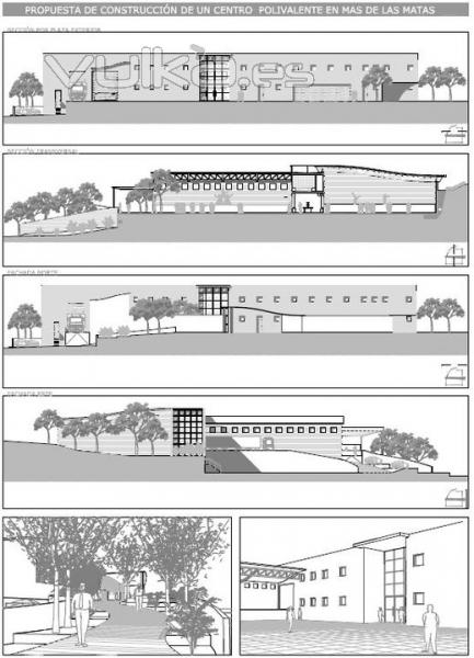 Din A2 Estudio de Arquitectura Pabellon Municipal en Teruel