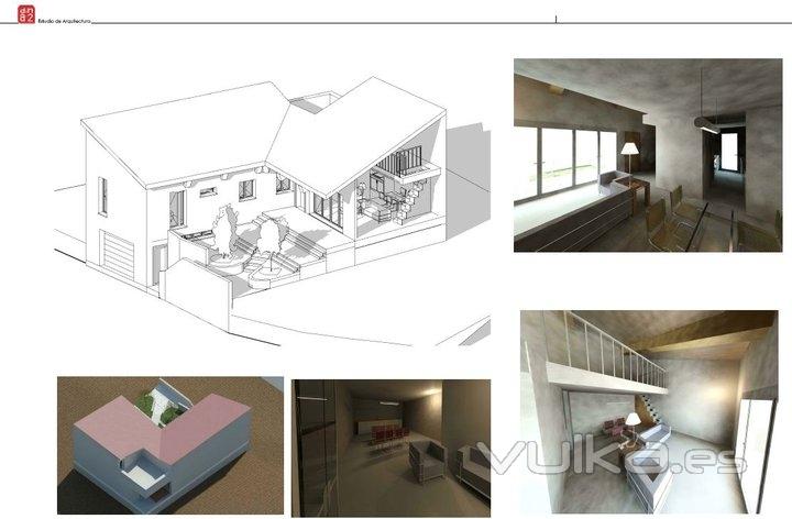 Din A2 Estudio de Arquitectura Vivienda Unifamiliar en Teruel