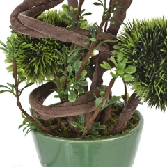 Plantas artificiales. bonsai artificial topiary 5 bolas 28 en lallimona.com (1)