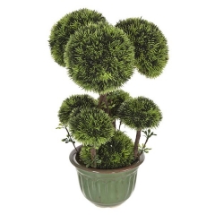 Plantas artificiales bonsai artificial topiary 8 bolas 28 en lallimonacom