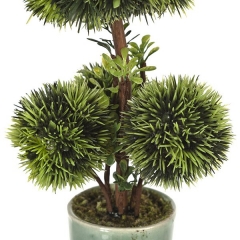 Plantas artificiales. bonsai artificial topiary 4 bolas 18 en lallimona.com (1)