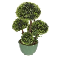 Plantas artificiales. bonsai artificial topiary 5 bolas 20 en lallimona.com