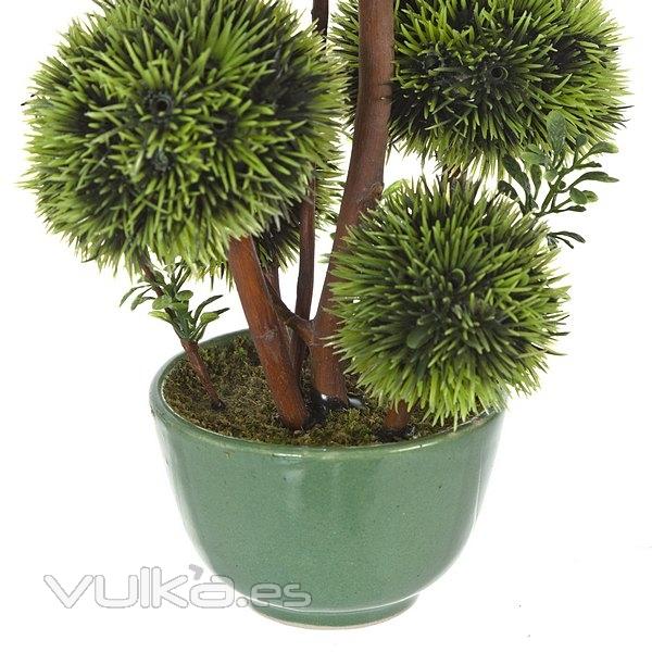 Plantas artificiales. Bonsai artificial topiary 5 bolas 20 en lallimona.com (1)