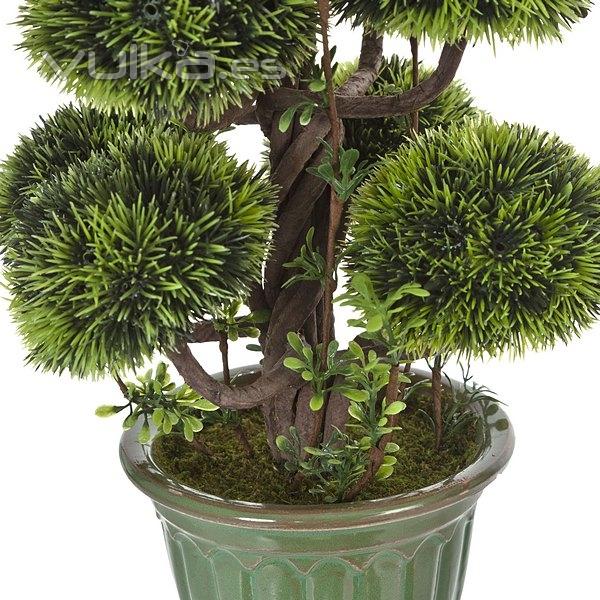 Plantas artificiales. Bonsai artificial topiary 12 bolas 35 en lallimona.com (1)