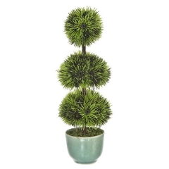 Plantas artificiales bonsai artificial topiary 3 bolas 20 en lallimonacom