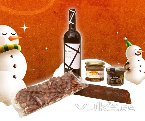 Cesta Tradicin - Navidad 2011 con productos delicatessen