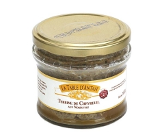 Terrina de corzo con avellanas (francia)