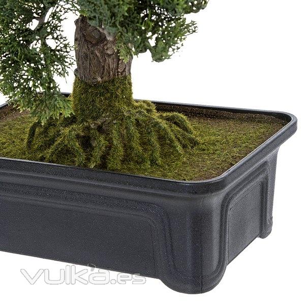 Plantas artificiales. Bonsai artificial cedro 65 en lallimona.com (1)