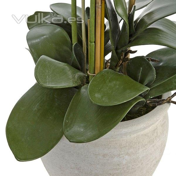 Plantas artificiales. Planta orquidea artificial crema 75 en lallimona.com (2)