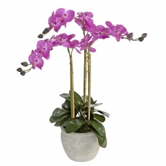 Plantas artificiales planta orquidea artificial ramas malva 75 en lallimonacom
